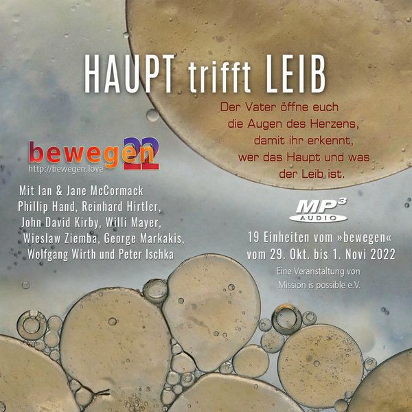 mp3-CD »bewegen22« Nov :: HAUPT trifft LEIB